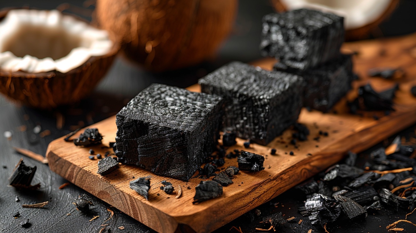 Coconut charcoal briquettes